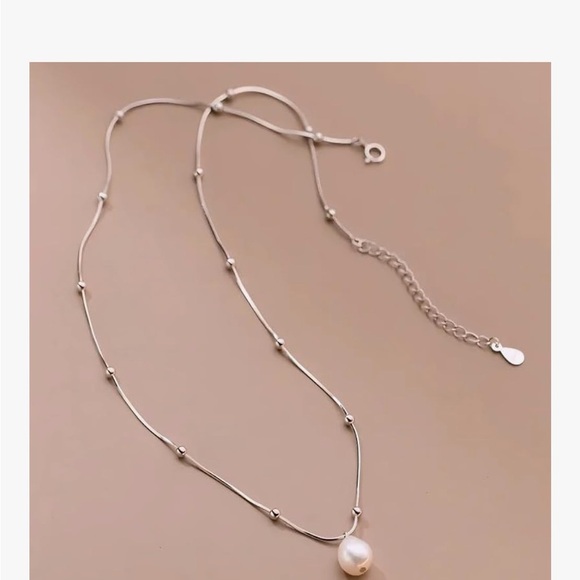 Givenchy Inspired Sterling Silver Akoya Pearl Necklace – Elegant Luxury Jewelry - Picture 2 of 6